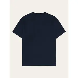 T-shirt z grubego bawełnianego materiału KnowledgeCotton Apparel Regular - GOTS/Vegan image-1