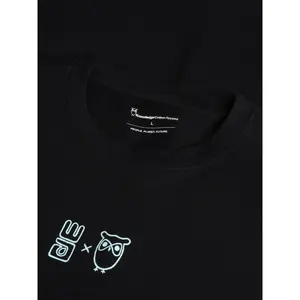 Printed T-shirt KnowledgeCotton Apparel Gots Vegan image-2