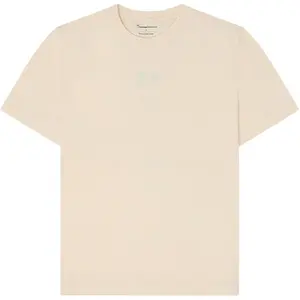 Printed T-shirt KnowledgeCotton Apparel Gots Vegan Regenerative Organic image-0