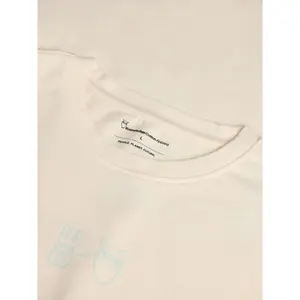 Printed T-shirt KnowledgeCotton Apparel Gots Vegan Regenerative Organic image-2