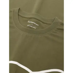 Printed T-shirt on the front KnowledgeCotton Apparel GOTS image-2