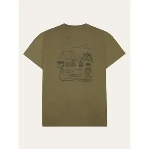 T-Shirt mit Druck auf dem Rücken KnowledgeCotton Apparel GOTS image-1