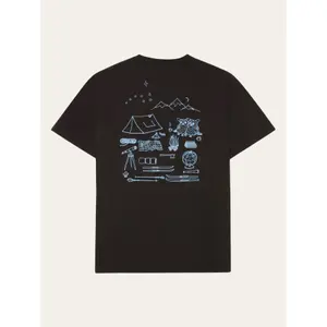 T-Shirt mit Druck auf dem Rücken KnowledgeCotton Apparel GOTS image-1