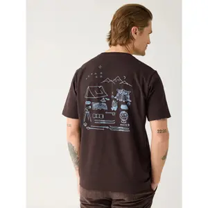 T-Shirt mit Druck auf dem Rücken KnowledgeCotton Apparel GOTS image-2