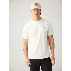 T-shirt med tryk økologisk bomuld KnowledgeCotton Apparel image-1