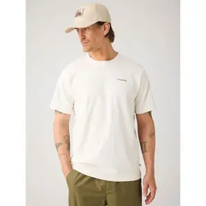 T-shirt med tryk på ryggen KnowledgeCotton Apparel image-1