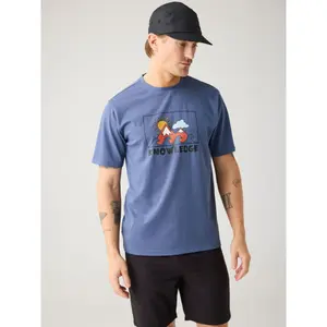 T-shirt med tryk på fronten KnowledgeCotton Apparel image-3