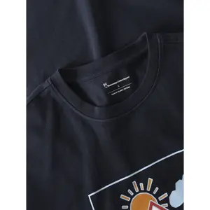 T-shirt z nadrukiem na przodzie KnowledgeCotton Apparel image-2