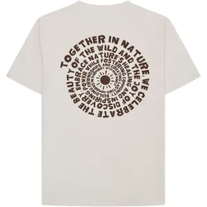 T-shirt med tryck på baksidan KnowledgeCotton Apparel image-1