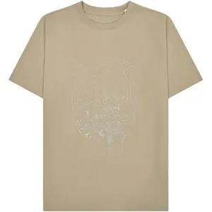 Printed Graphic T-Shirt Front KnowledgeCotton Apparel image-0