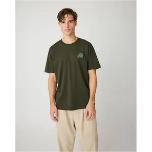 Organic Cotton Embroidered T-Shirt KnowledgeCotton Apparel image-1