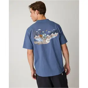 Organic Cotton Printed T-Shirt with Back Design KnowledgeCotton Apparel image-5