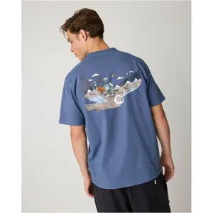 Organic Cotton Printed T-Shirt with Back Design KnowledgeCotton Apparel image-4