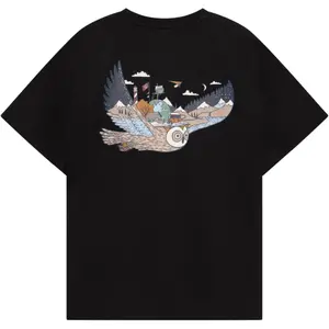 Organic Cotton Printed T-Shirt with Back Design KnowledgeCotton Apparel image-1