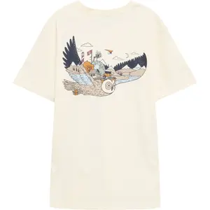 Organic Cotton Printed T-Shirt with Back Design KnowledgeCotton Apparel image-1