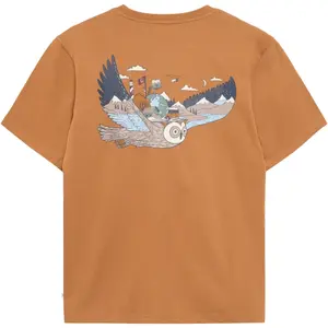 Organic Cotton Printed T-Shirt with Back Design KnowledgeCotton Apparel image-1