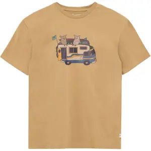 Printed Cotton T-shirt KnowledgeCotton Apparel image-0