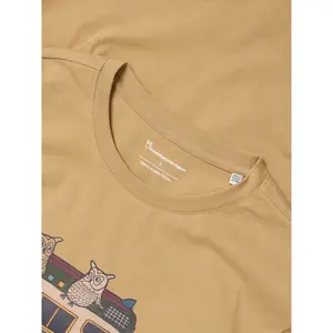 Printed Cotton T-shirt KnowledgeCotton Apparel image-2