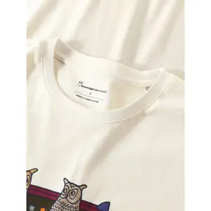 Printed Cotton T-shirt KnowledgeCotton Apparel image-3