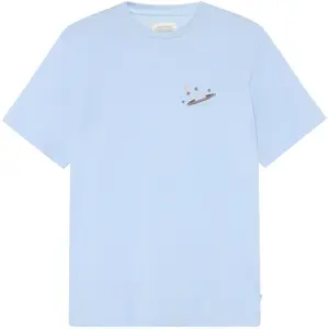 Embroidered Graphic T-Shirt KnowledgeCotton Apparel image-0
