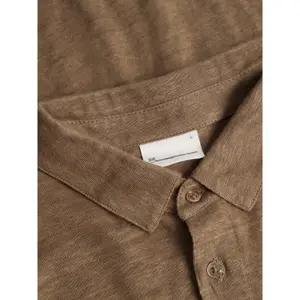 Polo de lino KnowledgeCotton Apparel image-2