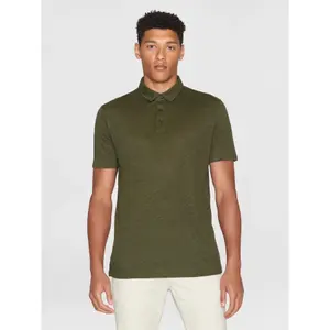 Polo de lino KnowledgeCotton Apparel image-4