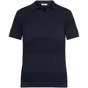 Mesh polo shirt KnowledgeCotton Apparel Gots Vegan image-0
