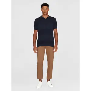 Mesh polo shirt KnowledgeCotton Apparel Gots Vegan image-2