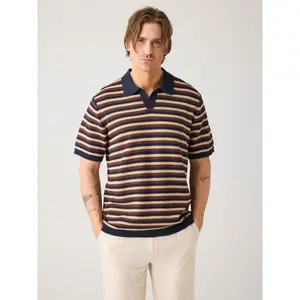Striped polo shirt KnowledgeCotton Apparel image-2