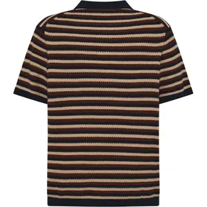 Striped polo shirt KnowledgeCotton Apparel image-3