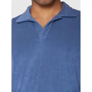 Polo Terry KnowledgeCotton Apparel Loose GOTS/Vegan image-4