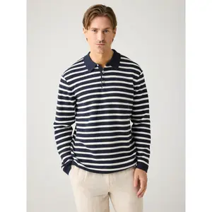 Striped polo shirt KnowledgeCotton Apparel image-3