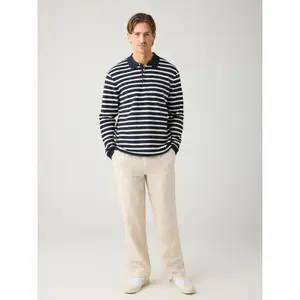Striped polo shirt KnowledgeCotton Apparel image-4