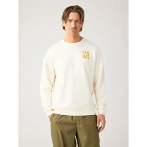 Εκτύπωση φούτερ με στρογγυλή λαιμόκοψη KnowledgeCotton Apparel image-1