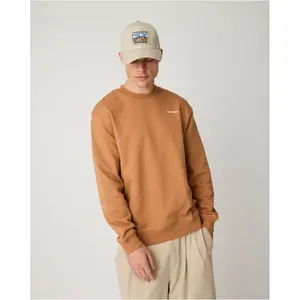 Round Neck Printed Sweatshirt KnowledgeCotton Apparel image-1