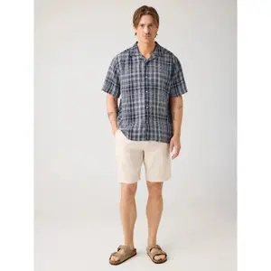Φαρδιά σορτς από λινό KnowledgeCotton Apparel Fig image-3
