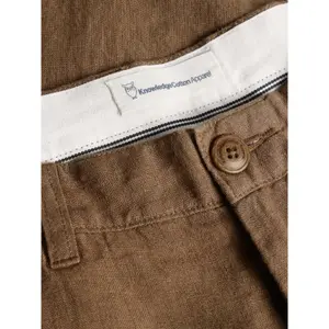 Linen shorts KnowledgeCotton Apparel Chuck Regular image-2