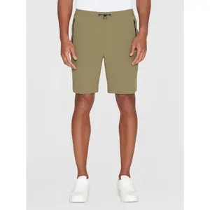 Wide Elastic Shorts KnowledgeCotton Apparel Fig image-1