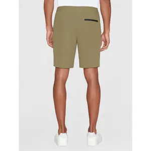 Wide Elastic Shorts KnowledgeCotton Apparel Fig image-3