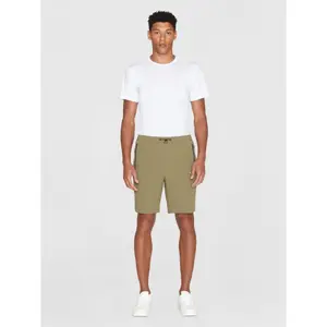 Wide Elastic Shorts KnowledgeCotton Apparel Fig image-2