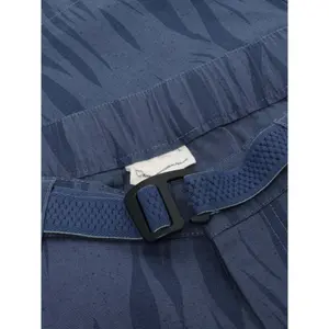 Belted cargo shorts in twill KnowledgeCotton Apparel Flint Ripstop Northern Lights - GOTS/Vegan image-2