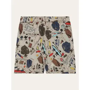 Corto AOP amplio KnowledgeCotton Apparel image-1