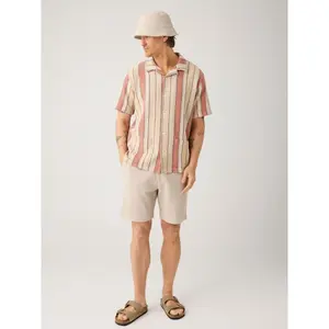 Short Waffle Velvet KnowledgeCotton Apparel image-1