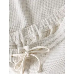 Short Waffle Velvet KnowledgeCotton Apparel image-2