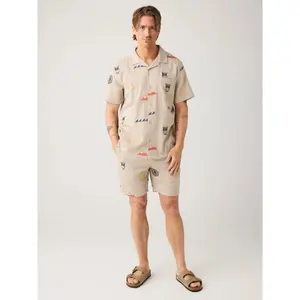 Short Ample Broderie KnowledgeCotton Apparel image-1