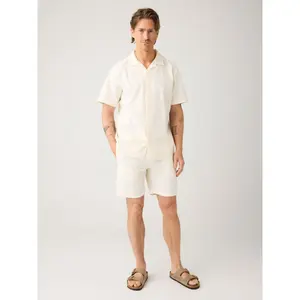 Short KnowledgeCotton Apparel Fig Seersucker image-1