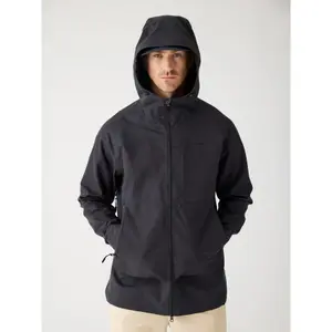 Wasserdichte Jacke mit Kapuze und durchgehendem Reißverschluss KnowledgeCotton Apparel Vent canvas 270 shell image-2