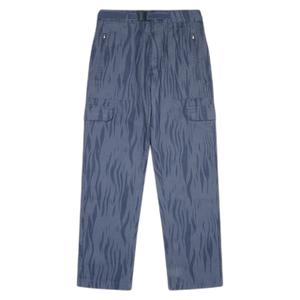 Cargo-Hose mit Gürtel aus Twill KnowledgeCotton Apparel Flint Ripstop Northern Lights - GOTS/Vegan
