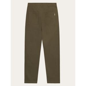 Cotton canvas trousers KnowledgeCotton Apparel GOTS image-1