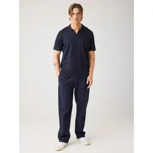 Seersucker Trousers KnowledgeCotton Apparel Fig image-3